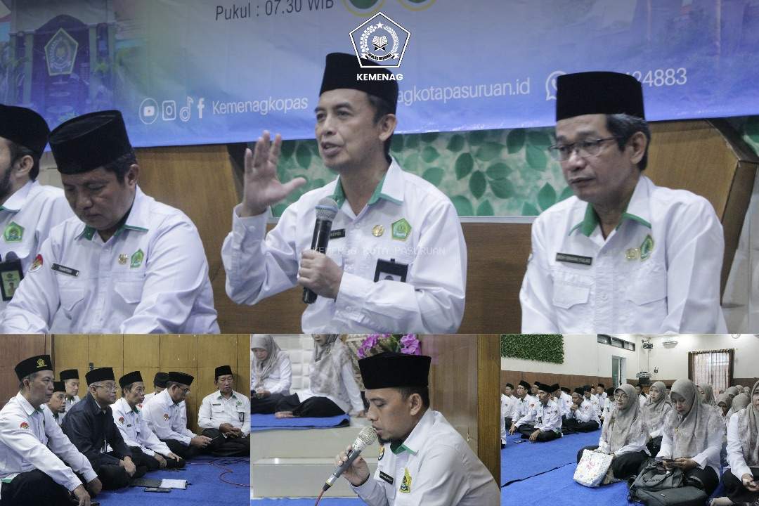 Perkuat Integritas dan Kinerja, Kemenag Kota Pasuruan Gelar Binkarsital dan Halalbihalal