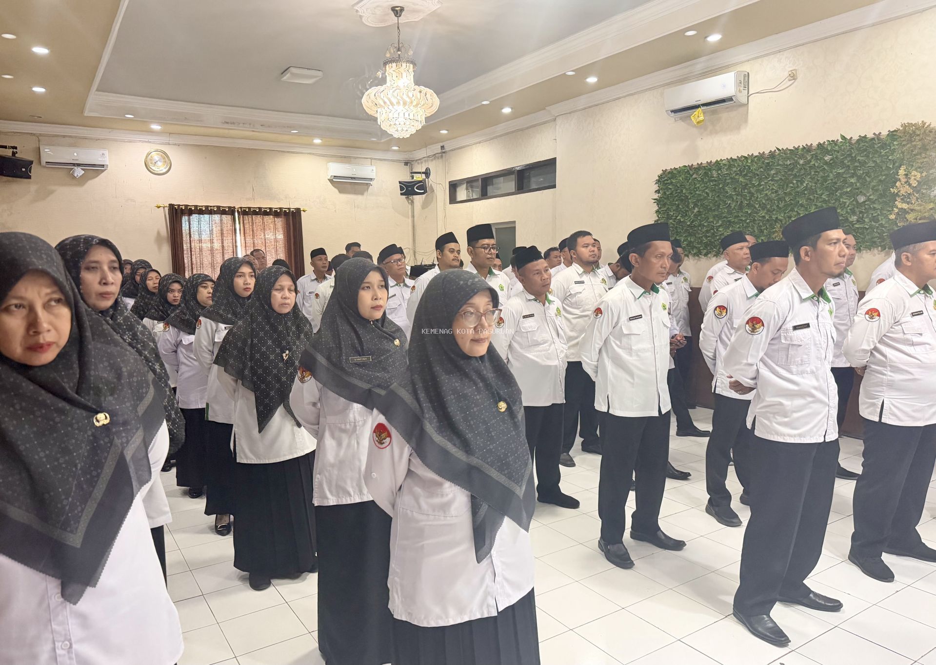 Apel Khusus di Aula, Kemenag Kota Pasuruan Mantapkan Komitmen Pembangunan ZI