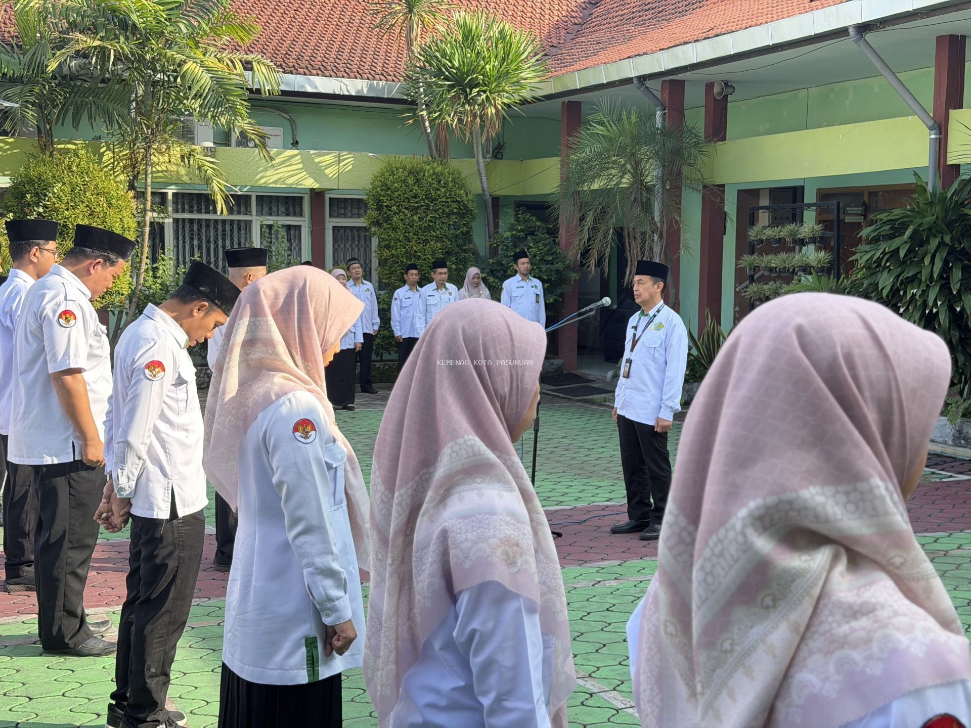 Apel Pagi Kemenag Kota Pasuruan: ASN Diajak Terapkan 5 Budaya Kerja dalam Pelayanan Sehari-hari