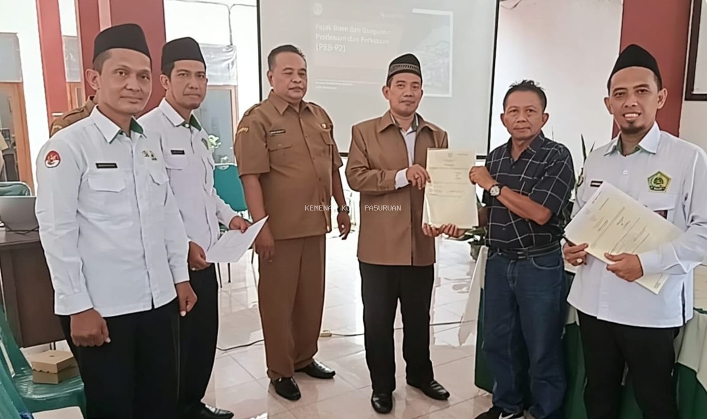 Kemenag Kota Pasurun Kawal Kepastian Hukum, Empat Musholla di Kandangsapi Resmi Bersertifikat Wakaf