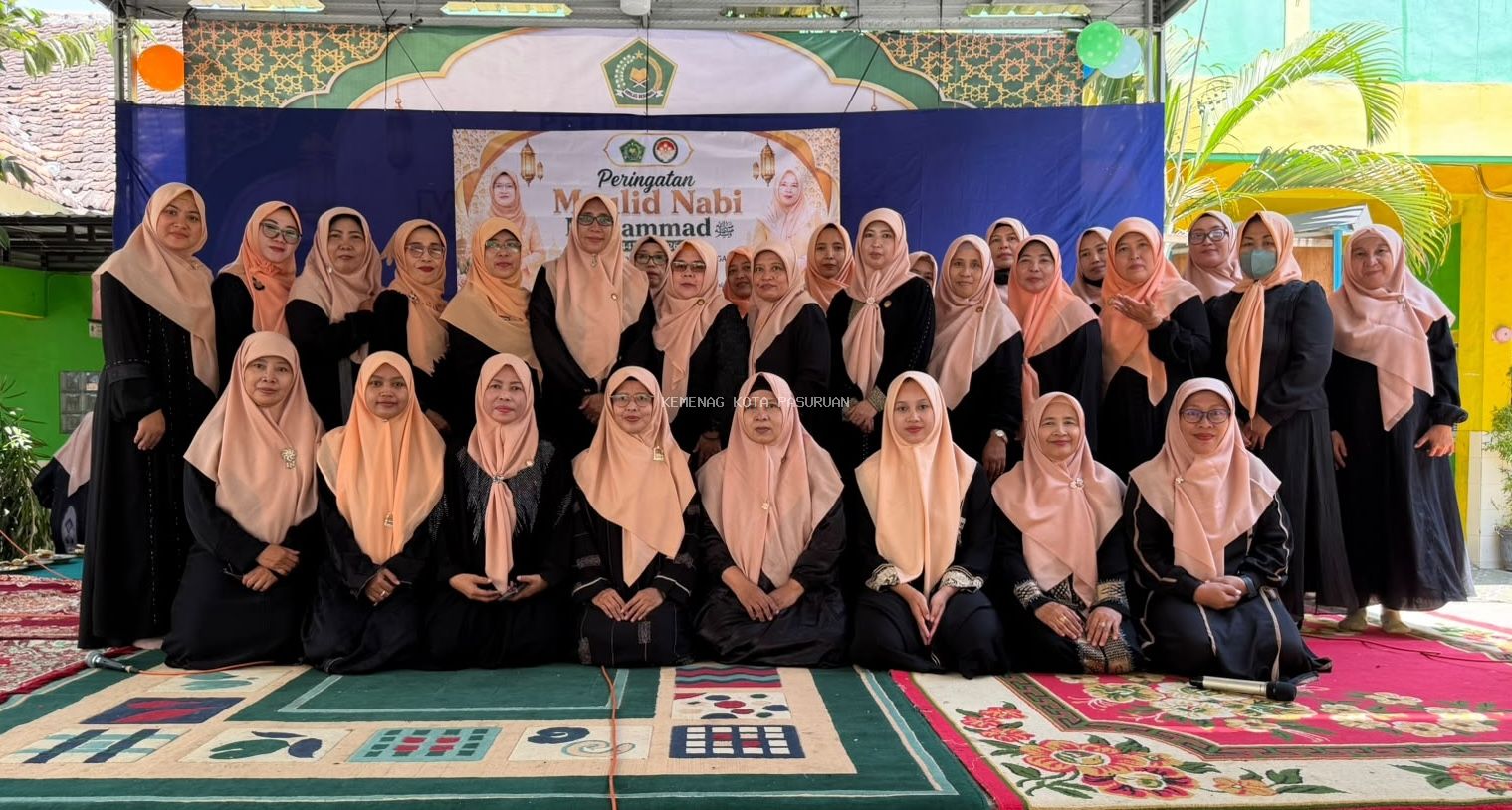 DWP Kemenag Kota Pasuruan Peringati Maulid Nabi, Perkuat Keteladanan dan Kebersamaan Anggota
