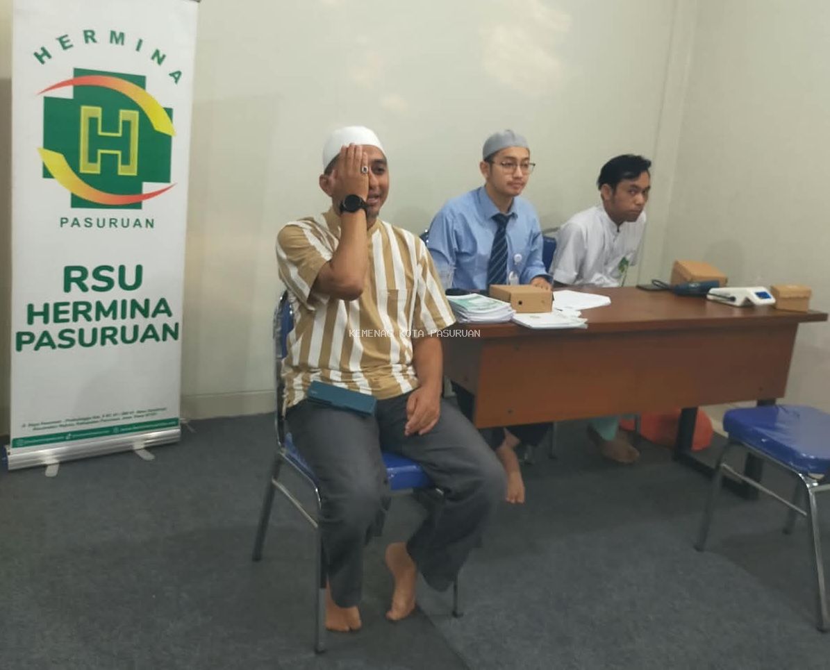 Partisipasi Aktif Penyuluh Agama Kemenag Kopas dalam Giat Pelayanan Kesehatan Mata Bersama Masyarakat