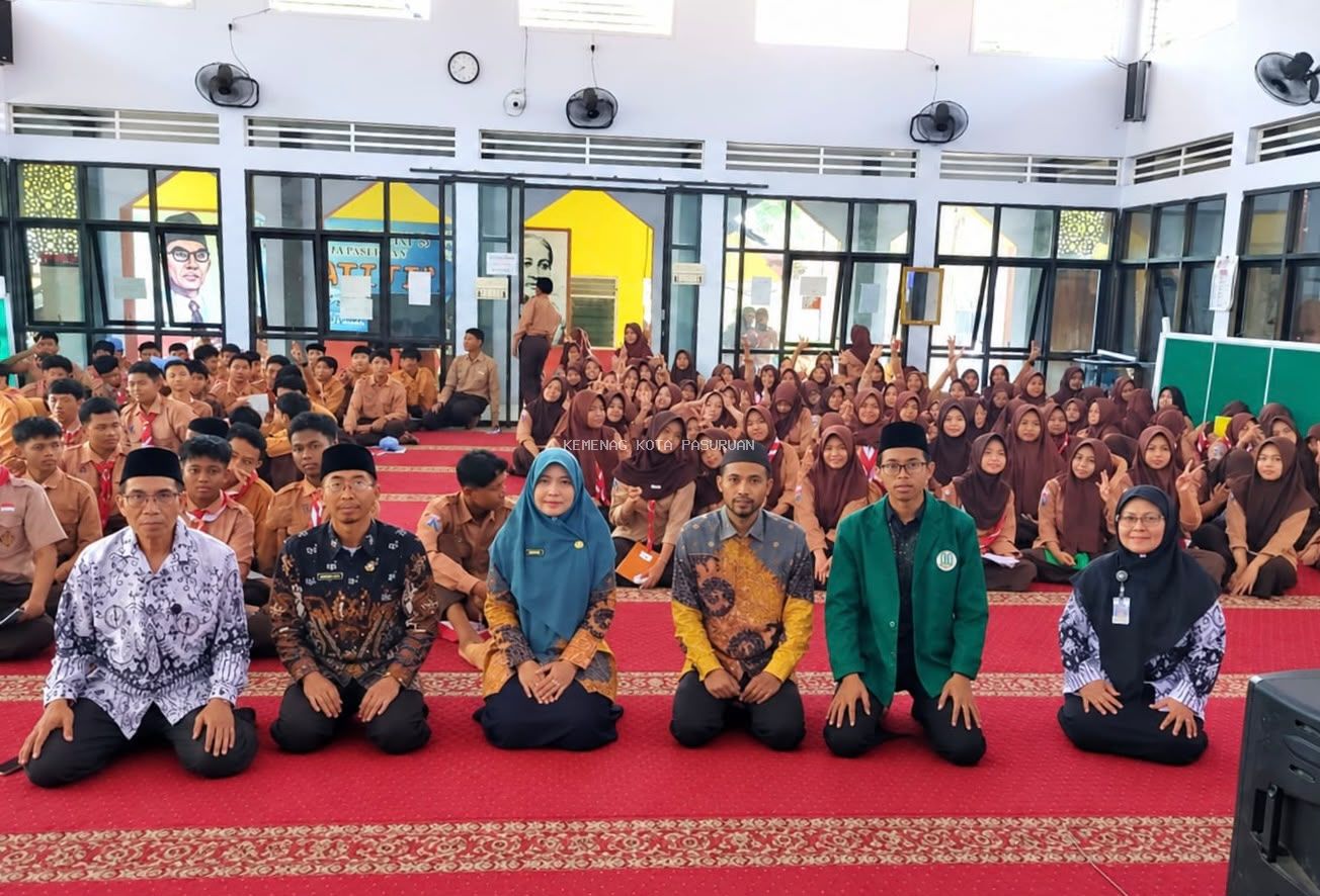 BRUS Kemenag Kopas Hadir di SMAN 3 Pasuruan, Ajak Siswa Jadi Generasi Moderat dan Berakhlak